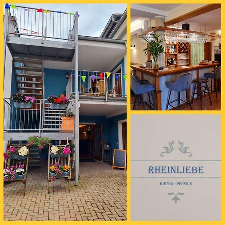 לורך אם ריין Rheinliebe Bistro Und Pension מראה חיצוני תמונה